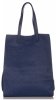GEANȚĂ DIN PIELE shopper bag Vittoria Gotti bleumarin V8622